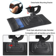 Outdoor Cycling Mobile Phone Navigation Water-resistant Bracket(Black Green)