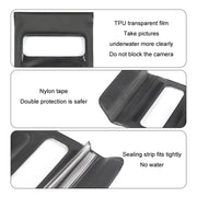 Outdoor Cycling Mobile Phone Navigation Water-resistant Bracket(Black Green)