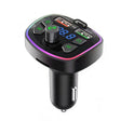 Q7 3.1A USB+PD Bluetooth Car Charger Car FM Transmitter Colorful Lighting - Bluetooth Car Kits by PMC TechLife | Online Shopping South Africa | PMC TechLife | Buy Now Pay Later Mobicred