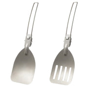 304 Stainless Steel Folding Frying Spatula Outdoor Camping Portable Tableware(Fry Shovel)