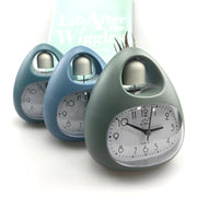 GH809 Egg-shaped Desktop Children Alarm Clock Bedside Cute Belling Clock(Pink)