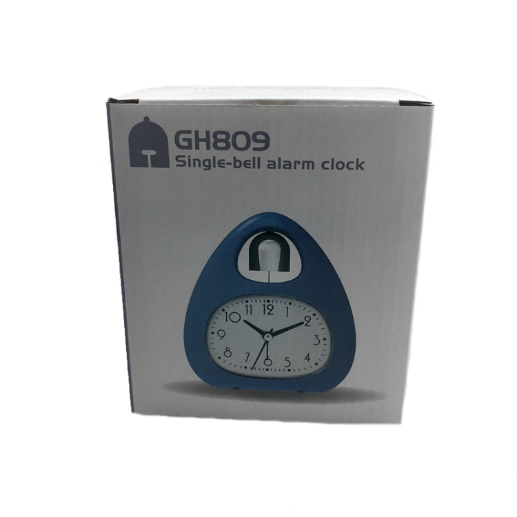 GH809 Egg-shaped Desktop Children Alarm Clock Bedside Cute Belling Clock(Pink)