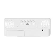 8017 LED Screen Voice Control Digital Alarm Clock Desktop Multifunctional Temperature Clock(Yellow)