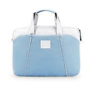 15.6 inch Computer Handheld Messenger Bag For Apple MacBook / Huawei / Xiaomi / Basne(Landscape tattoo light blue)