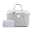 15.6 inch Computer Handheld Messenger Bag For Apple MacBook / Huawei / Xiaomi / Basne(Ladder hand gray+gray PU power package) - 13.3 inch by PMC TechLife | Online Shopping South Africa | PMC TechLife | Buy Now Pay Later Mobicred