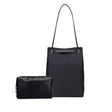 For Apple Macbook Shoulder / Handheld / Messenger Computer Bag, Size: Large(Navy+Black PU Power Bag) - 13.3 inch by PMC TechLife | Online Shopping South Africa | PMC TechLife | Buy Now Pay Later Mobicred