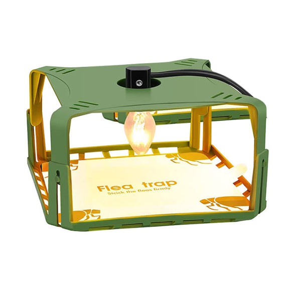1pcs SK121 Square Fly Trap Flea Trap Pet Household Flea Light Catcher(UK Plug)