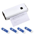 Home Small Phone Office Wireless Wrong Question Paper Student Portable Thermal Printer, Style: Bluetooth Edition+200pcs A4 Paper - Printer by PMC TechLife | Online Shopping South Africa | PMC TechLife | Buy Now Pay Later Mobicred