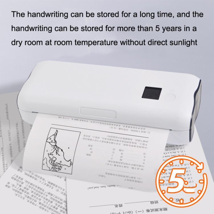 Home Small Phone Office Wireless Wrong Question Paper Student Portable Thermal Printer, Style: Bluetooth Edition