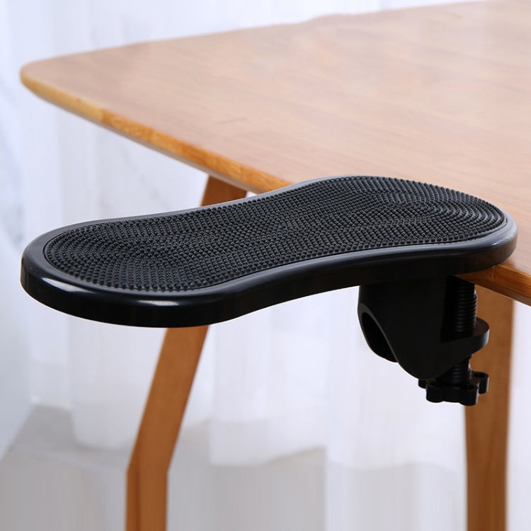 180 Degree Rotating Computer Table Hand Support Wrist Support Mouse Pad Surface Adhesive Pad Model (Black)