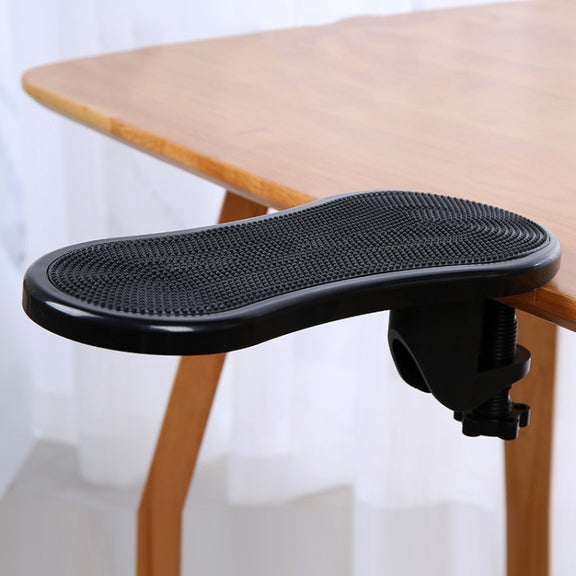 180 Degree Rotating Computer Table Hand Support Wrist Support Mouse Pad Surface Adhesive Pad Model (Black)