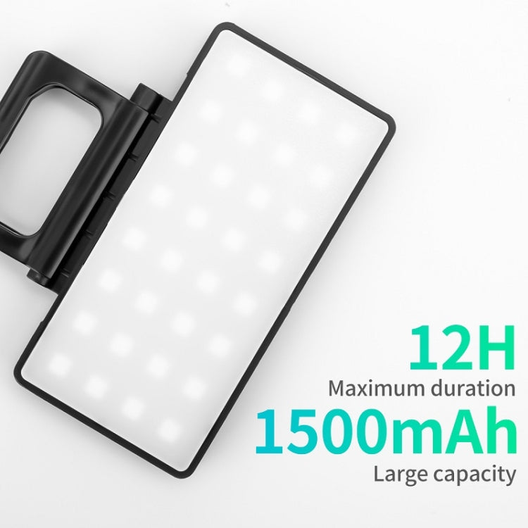 Outdoor Live Photography Multi-angle Brightness Adjustment Mobile Phone Fill Light, Specification: Monochrome White Light