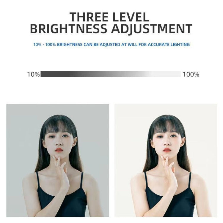 Outdoor Live Photography Multi-angle Brightness Adjustment Mobile Phone Fill Light, Specification: Monochrome White Light