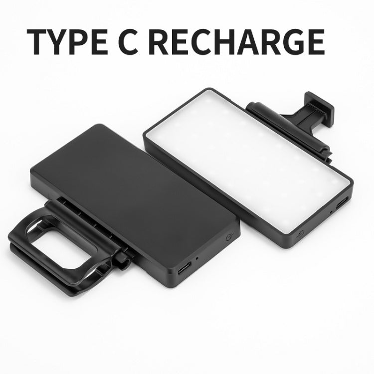 Outdoor Live Photography Multi-angle Brightness Adjustment Mobile Phone Fill Light, Specification: Monochrome White Light