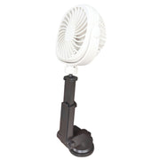 Car Suction Cup Fan Desktop Dormitory Office Kitchen Fan(White)