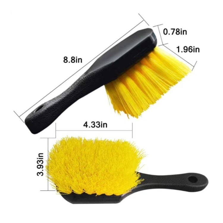 Multi-functional Wheel Washing Brush Carpet Cleaning Soft Brush, Color: Blue Gray