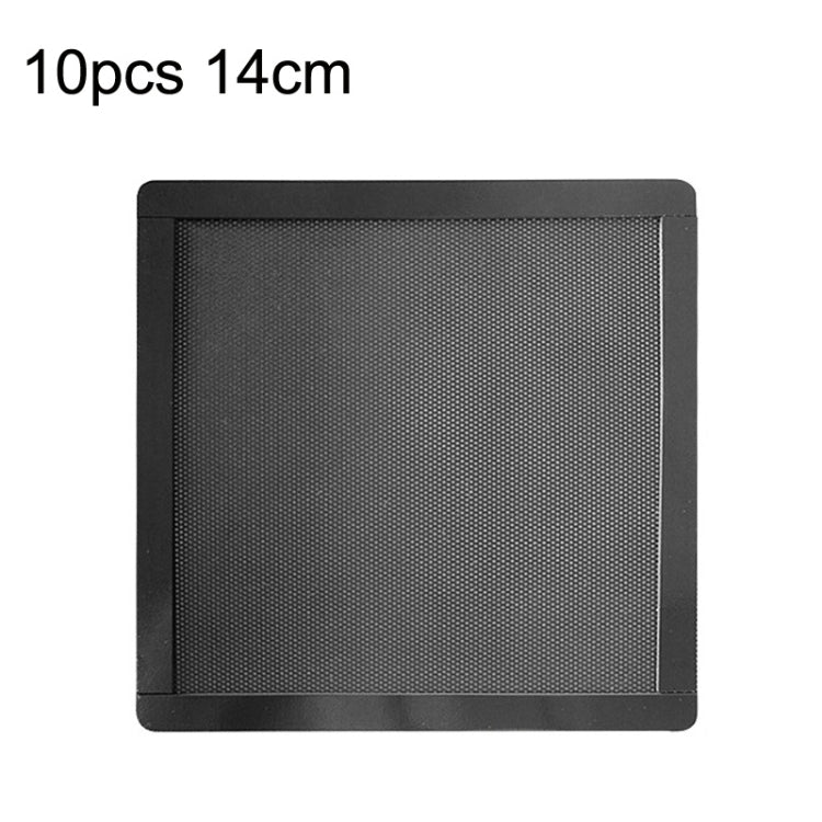 10pcs 14cm With Magnetic Suction PVC Cooling Fan Dust Net Desktop Computer Industrial Fan Filter Cover