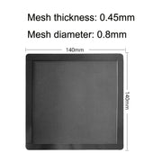 10pcs 14cm With Magnetic Suction PVC Cooling Fan Dust Net Desktop Computer Industrial Fan Filter Cover
