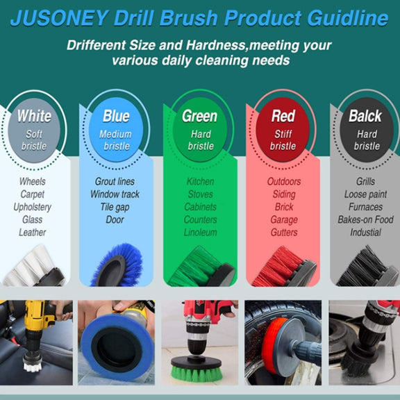 40 in 1  Car Air Conditioner Air Outlet Electric Drill Cleaning Brush