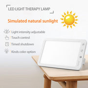 JSK-30 LED Timing Intelligent Dimming SAD Therapy Lamp, Specification: With Power Line+UK Plug