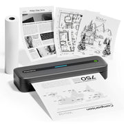 Phomemo M832 300dpi Wireless Thermal Portable Printer, Size: A4 Version(Gray)