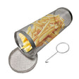 Outdoor Stainless Steel Barbecue Cage BBQ Round Mesh Tube 20cm With Hook - Cookwares & Tablewares by PMC TechLife | Online Shopping South Africa | PMC TechLife