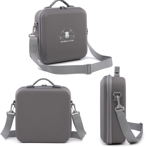 For DJI Mini 3 / Mini 3 Pro  BKANO PU Storage Bag Portable Shoulder Bag Messenger Bag RC-N1 Version