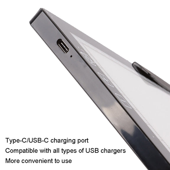 A4-D28B Rechargeable Copy Desk Drawing Board, Specification: With Charging Line+AU Plug Adapter