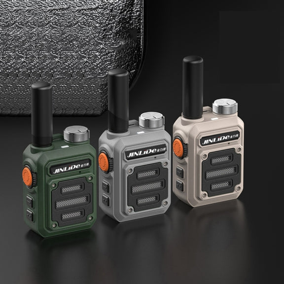 JINLIDE 3-5km 8W 6000mAh Hand-held Walkie Talkie Wireless Copy Frequency Ham Radio(Green)