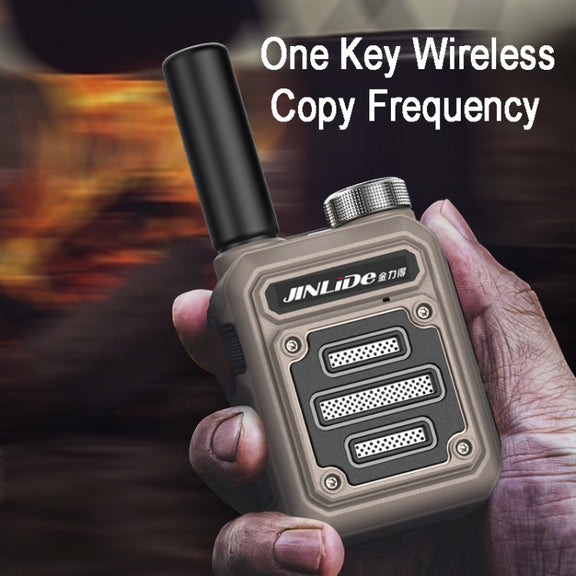 JINLIDE 3-5km 8W 6000mAh Hand-held Walkie Talkie Wireless Copy Frequency Ham Radio(Green)