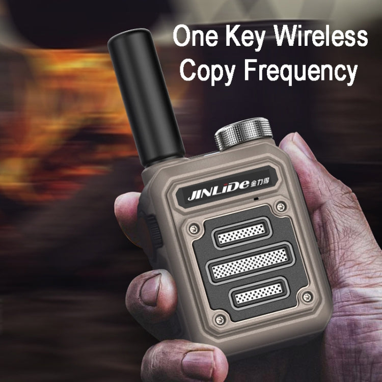 JINLIDE 3-5km 8W 6000mAh Hand-held Walkie Talkie Wireless Copy Frequency Ham Radio(Green)