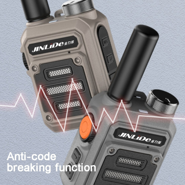 JINLIDE 3-5km 8W 6000mAh Hand-held Walkie Talkie Wireless Copy Frequency Ham Radio(Green)