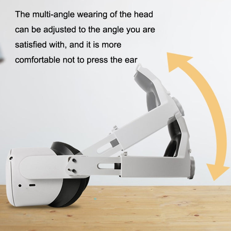 Hifylux Q2-TD79 For Oculus Quest 2 Decompression Comfortable Headband Set VR Glasses Accessories(White)