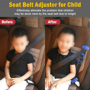 Car Child Seat Safety Belt Adjustment Anti-collision Limit Fixer(Blue)
