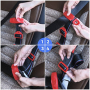 Car Child Seat Safety Belt Adjustment Anti-collision Limit Fixer(Blue)