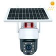 RH-Q10 Graffiti 5MP Wifi Wireless Solar Camera 30X Optical Zoom Auto Tracking Patrol IP66 Waterproof - Wireless Camera by PMC TechLife | Online Shopping South Africa | PMC TechLife