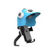 Small Helmet Sunscreen Phone Stand Bracket Motorcycle Mobile Phone Holder,Spec: Rearview Mirror Blue