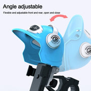Small Helmet Sunscreen Phone Stand Bracket Motorcycle Mobile Phone Holder,Spec: Rearview Mirror Blue