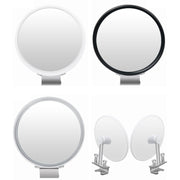1pair Car Rearview Auxiliary Mirror Blind Spot Viewing Mirror(Black)