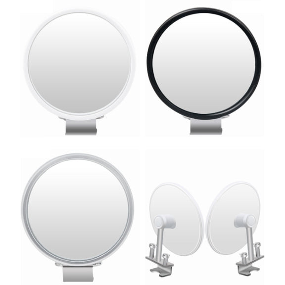 1pair Car Rearview Auxiliary Mirror Blind Spot Viewing Mirror(Black)