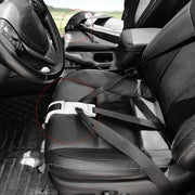 Pregnant Car Seat Belt Anti Stranglehold Belly Protection Fetal Regulator(White)