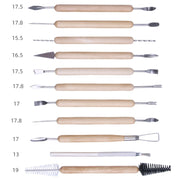 11pcs/set 11pcs/set Soft Clay DIY Wooden Knife Tools