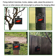 SK191 1pc Solar Farm Wild Eagle Eye Animal Repeller