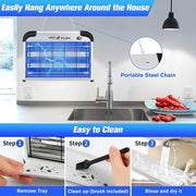 SK611 Indoor Household 20W Electric Shock Mosquito Killer Lamp High Voltage Hotel Fly Killer Lamp(AU Plug)