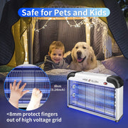 SK611 Indoor Household 20W Electric Shock Mosquito Killer Lamp High Voltage Hotel Fly Killer Lamp(EU Plug)