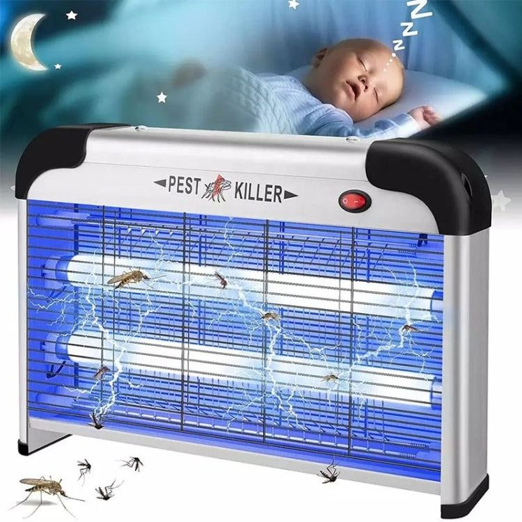SK611 Indoor Household 20W Electric Shock Mosquito Killer Lamp High Voltage Hotel Fly Killer Lamp(EU Plug)