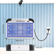 SK611 Indoor Household 20W Electric Shock Mosquito Killer Lamp High Voltage Hotel Fly Killer Lamp(EU Plug)