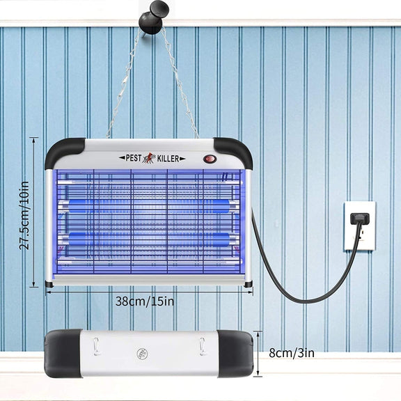 SK611 Indoor Household 20W Electric Shock Mosquito Killer Lamp High Voltage Hotel Fly Killer Lamp(EU Plug)