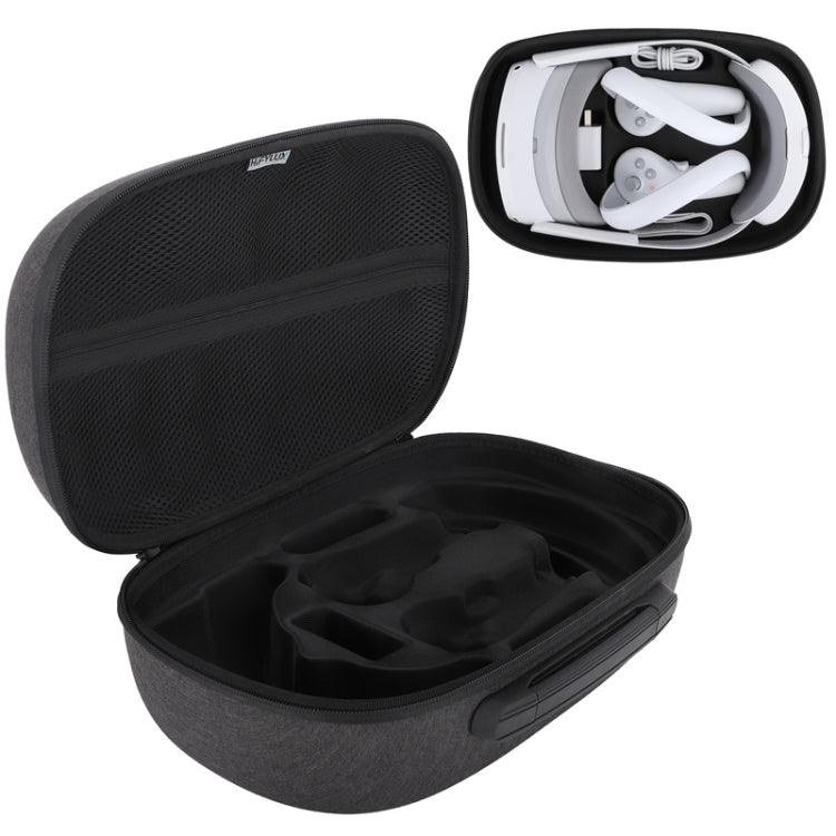 For PICO 4 Hifylux PC-BF16 VR Glasses All-in-one Headwear Protective Storage Bag(Black)