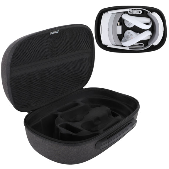 For PICO 4 Hifylux PC-BF16 VR Glasses All-in-one Headwear Protective Storage Bag(Black)